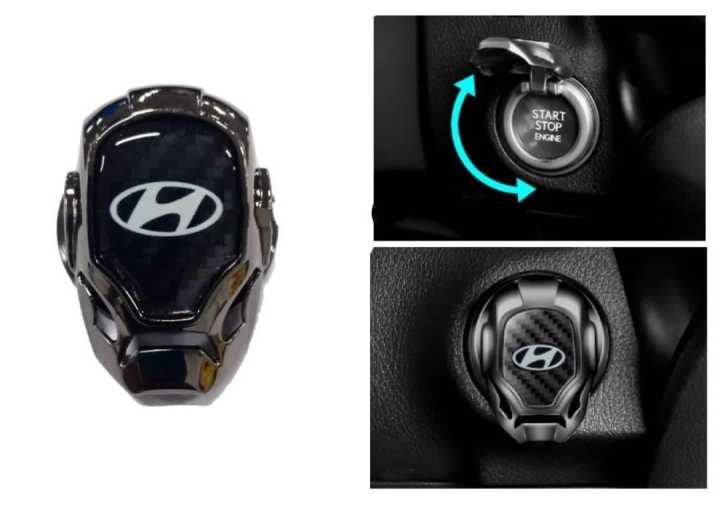 Hyundai%20Logo%20Push%20Start%20Button%20Cover%20Case%20Protection%20with%20Pre%20Installed%203M%20Double%20Tape%20Adhissive%20for%20Hyundai%20Elantra%20Tucson%20SanteFe%20-%20Image%203