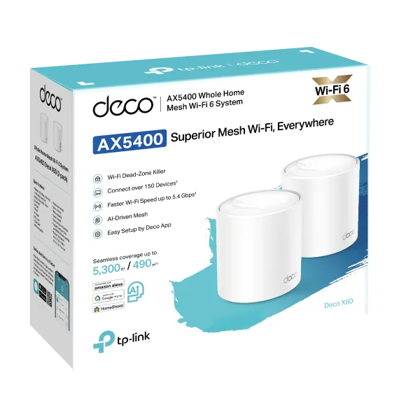 TP-Link%20Wi-Fi%20Deco%20E4%20,%20Deco%20M4%20,%20Deco%20X10%20,%20Deco%20X20%20,%20Deco%20X60%20,%20Deco%20X50%20,%20Deco%20X50%20PoE%20,%20Deco%20X50%20Outdoor%20,%20Deco%20BE25%20,%20Deco%20XE75%20(%201%20Pack%20/%202%20Pack%20/%203%20Pack%20)%20AX5400%20Dual%20Band%20Whole%20Home%20Mesh%20Wi-Fi%206%20System%20-%2018%20Months%C2%A0Brand%C2%A0Warranty%20-%20Image%205