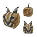 12*12*19cm 3D Huge Square Cat Plush Raise A Floppa Games Cat Stuffed Animals Kawaii Plushie Big Cat Doll Kids Soft Peluche Toys. 
