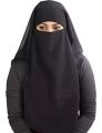 Nakab 3 Layer Hijab Burqa Islamic Face Cover.. 