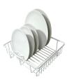 Luxury Heavy Duty Popular Dishes, Plates Wire Rack, Mugs, Glasses Drainer, Kitchen Essential (White). 