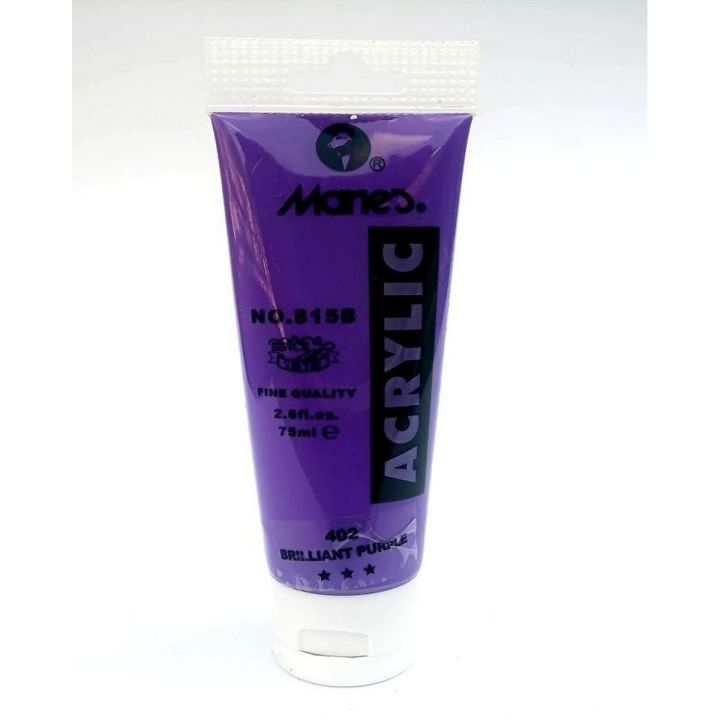 Marie's 75ml Acrylic Colors Paint Tubes-402 Brilliant Purple