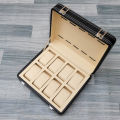 6 Slots High Quality PU Leather Watch Display Storage Box Smart Watch Organizer Box Smart Watch Case. 