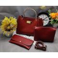 Bags for girls - Premium 3 Pieces bags for girls - Ladies Handbags - Purse for girls - Collège and University Hand carry Bags in all Colors - Purse for Women -. 