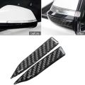 4 Pieces Anti-Scratch Trim Sticker,Carbon Fiber Rearview Mirror Protector Anti-Rub Strip Sticker Anti-Collision Strip. 