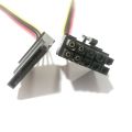 10Pin Socket To SATA Power Supply Cable For SSD HDD Hard Disk Driver Powered By HP Server DL380 G6 G7 Mainboard 18AWG 40cm. 