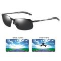 Adjustable Nose Pads Photochromic Sunglasses Trendy Multifunctional UV Protection Polarized Sunglasses Metal Frame Scratch Resistant Night Vision Glasses for Night Driving Outdoor Activities Unisex. 