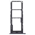 For Samsung Galaxy A24 SM-A245 Original SIM Card Tray + SIM Card Tray + Micro SD Card Tray (Black). 