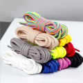 YUNTOUNIAO New Round Shoelaces Solid Rainbow Classic Martin Boot Shoelace Casual Sports Boots shoes Lace Sneaker Shoe Laces Strings. 