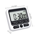 Kitchen Timer, Magnetic Kitchen Timer, with Adjustable Sound Alarm and Memory Function for Cooking and Studying. 
