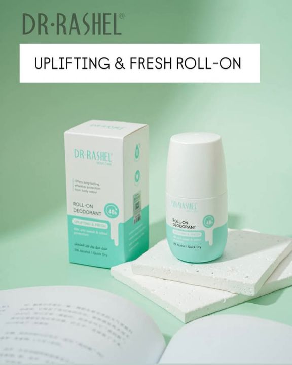 Dr Rashel Roll-on Deodorants: Available Uplifting & Fresh  50ML DRL-1890