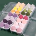 Professional High quality 8pcs Makeup Sponge Blender Beauty Egg Soft Sponge For Liquid Foundation, Creams, and Powders. 