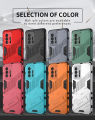Lenuo Punk-Casing For Xiaomi 11T / 11T Pro Back Cover Eight-Color Anti-Fall And Anti-Slip Phone Bracket Lens Protection Cover Lovers Case. 