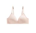 Flourish Fashion Thin Wireless Padded Push Up Grid Bra For Girls & Women 3203. 