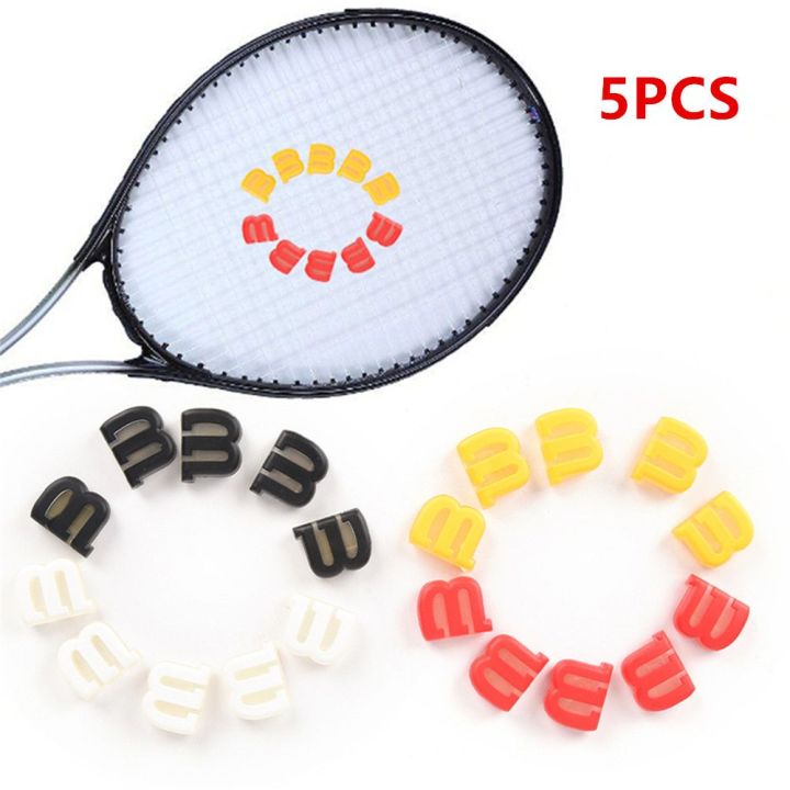 KGDUYC Anti-vibrateurs De Raquette – Lot De 6 Amortisseurs Silicone, Formes Fun (Pizza, Burger, Fraise)