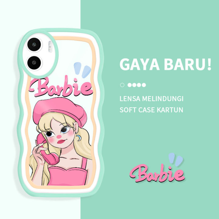 Linemond phone case for Cartoon 3D barbie girl Design case for Xiaomi 11Lite 11 Lite 5G 11Pro 11T Pro 12T 9T 9TPro Cover