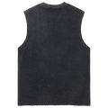 One Piece Washed Oversized Vest Japanese Anime Girls Graphic Tanks Tops Hipster 2023 Mens Summer Hip Hop Casual Sleeveless Tees. 