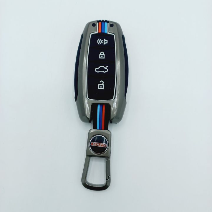 Haval H6 And Jolain Key Cover With Metal Shell 4-Button