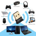 USB Bluetooth Receiver Dongle Mini Plug & Play Bluetooth Adapter for PC Laptop. 