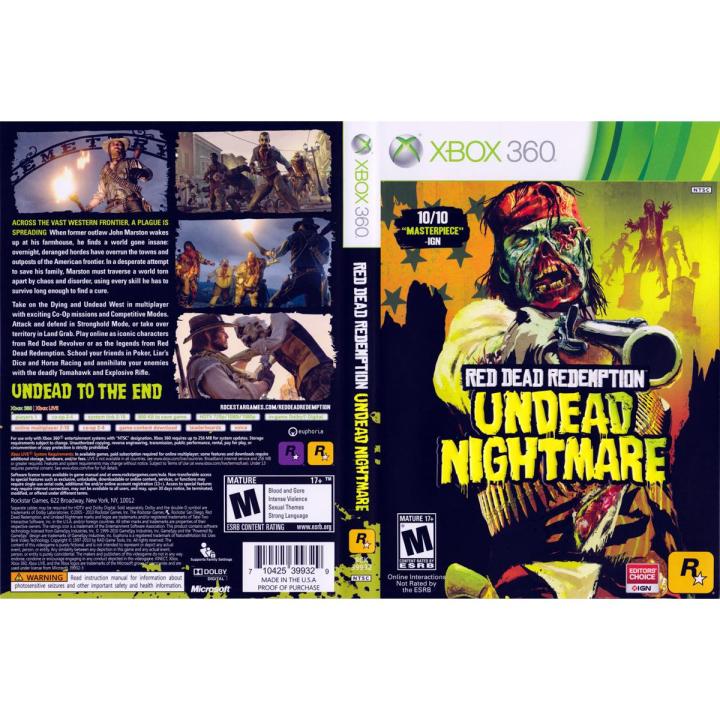 Red Dead Redemption Undead Nightmare - Jtag Xbox 360