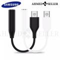 Usb Type C To 3.5mm Aux Adapter Type-c 3 5 Jack Audio Cable Original for Samsung Galaxy S21 Ultra S20 Note 20 10 Plus Tab S7 S7+. 