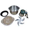 5 Blades Stainless Steel 5 Speeds 5 Liters Big Capacity Electric Meat Grinder Food Processor Chopper Mincer Compact Body Design Beautiful Durable. 