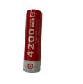 18650 3.7v rechargable 4200 mah lithium ion battery cell 4200mah li-ion batteries high quality. 