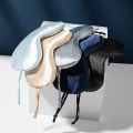 【Footprint】 Silk Eye Shading Sleep Mask Ear Hanging Adjustable Comfort Aviation Travel Sleeping Mask Soft Eyeshade Men And Women Eye Cover. 