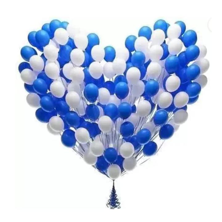 Pack of 100 High Quality Latex Balloons for Birthday | Weddings | Baby Shower | Bridal Shower | Anniversary | Welcome Party | Kids Party (Boys&Girls) | Birthday Accessories.