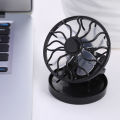Clip-on Solar Powered Fan Sun Energy Panel Cooling Fan Portable Summer Air Cooler for Traveling Fishing Climbing. 