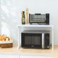 Unique Industrial Design Kitchen Storage Microwave Stand, Counter top Microwave rack, Storage Rack with Wheels, Spice Rack for Kitchen. 
