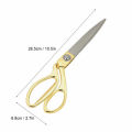 Professional Stainless Steel Blade Zinc Alloy Handle Tailor Sewing Scissors. 