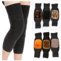 1 Pair Knee Brace,  Thermal Winter Sleeves, Long Warm Leg Sleeve Wool Pad Support. 