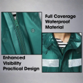 TOP RATED ORIGINAL KOREAN PVC RUBBER COATED RAIN COAT SUIT  ( 912 ) GREEN / BLUE COLOUR WATERPROOF RAINSUIT For Men And Women. 