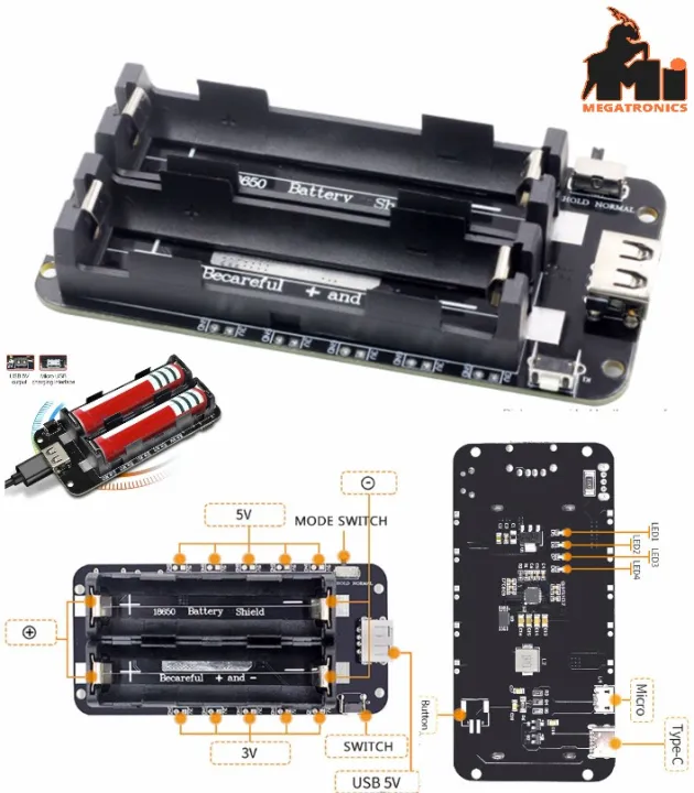 Dual%2018650%20Lithium%20Battery%20Shield%20Arduino%20raspberry%20pi%20Power%20Module%20-%20Image%202