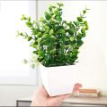 Artificial Plants Mini Potted Plant Small Greenery Decor for Indoor Home Farmhouse Aesthetic Bedroom Shelf Office Desk Bathroom Decoration. 
