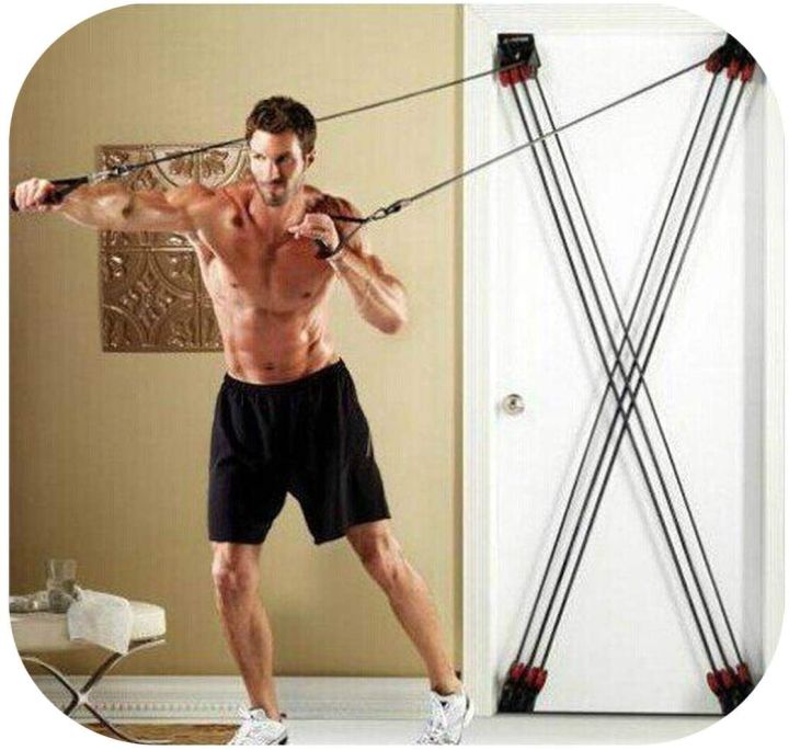 X%20Factor%20Door%20Gym%20to%20Make%20Home%20Gym%20For%20Harder%20Training%20%20Exercise%20Resistance%20Tubes%20Fitness%20Body%20Building%20Stronger-%20Black%20&%20Red%20-%20Image%207