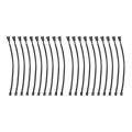 20PCS 4 Pin PWM Fan Extension Cable Connector Case Male to Female Extending Cables Compatible with 4 Pin/3 Pin Fan. 