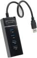 Mcbazel DOBE 4 Ports USB 3.0 Hub Super Speed 5Gbps for PS4 (S)/ PS4 Pro/Xbox One (S)/ Xbox 360/ PC – Black. 