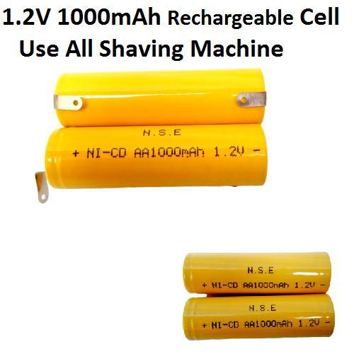 Pack%20of%202%20cell%201.2V%201000mAh%20rechargeable%20cell%20AA%20Use%20All%20shaving%20Machine%20-%20Image%202