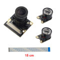 Raspberry Pi 4 Night Vision Camera 5MP 1080P Video Webcam Focal Adjustable + IR Lights for Raspberry Pi 4B/3B/3B+/Zero/Zero W. 
