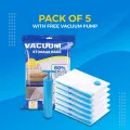 Vacuum Storage Bag Vacuum Bags for Travel with Hand Pump, Vacuum Travel Bags for Luggage, Vacuum Seal Bags for Clothing, Space Saver Vacuum Storage Bags, Travel Essentials, Clothes, Blankets, Pillows. 