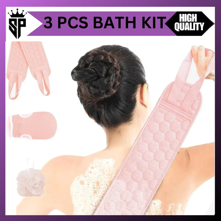 SP%20Bath%20Sponge%20%20Body%20Scrubber,%203%20Pieces%20Bath%20Shower%20Sponge%20Set%20for%20Cleaning%20Body,%20Bath%20Back%20Scrubber,%20Exfoliating%20Gloves,%20Honeycomb%20Sponge.%20-%20Image%202