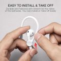 1 Pair Silicone Anti Fall Bluetooth Headset Protective EarHooks Earphone Holder For Earphone Apple AirPods Secure Fit Hooks Sports Anti Lost Ear Hook Ear Attachment Loops Accessory Perfect For Exercising Running, Jogging, Cycling, Gym Outdoor Activities. 