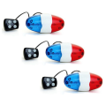 bicycle accessories for kids-3 x Bike Horn Bicycle Bell-Blue & Red. 