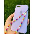 Phone Strap Lanyard Hanging Charm String Chain Beaded Cell Wrist Beads Keychain Mobile beaded Charms chain. 