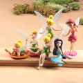 6pcs/set Anime Tinkerbell Fairy Tales Girls Tinker Bell PVC Action Figures Toys PCardiaCP. 