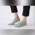 5 Pairs Non Slip Socks Men Summer Man Ankle Socks Cotton  Business ankle Socks Classic Black White. 