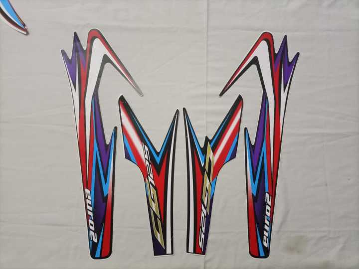 Tanki Tapa Sticker 2019 Model Honda 125 COMPLETE SET