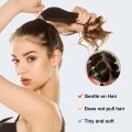 Colorful Rubber Band Kids Girl Colorful Fashion Disposable Rubber Band Elastic Hair Band Thin Small Ponytail Hair Elastics Daily Life Big Size Clear Hair Elastics for Women's Hair (I, One Size) 600-800 Pcs Pack. 